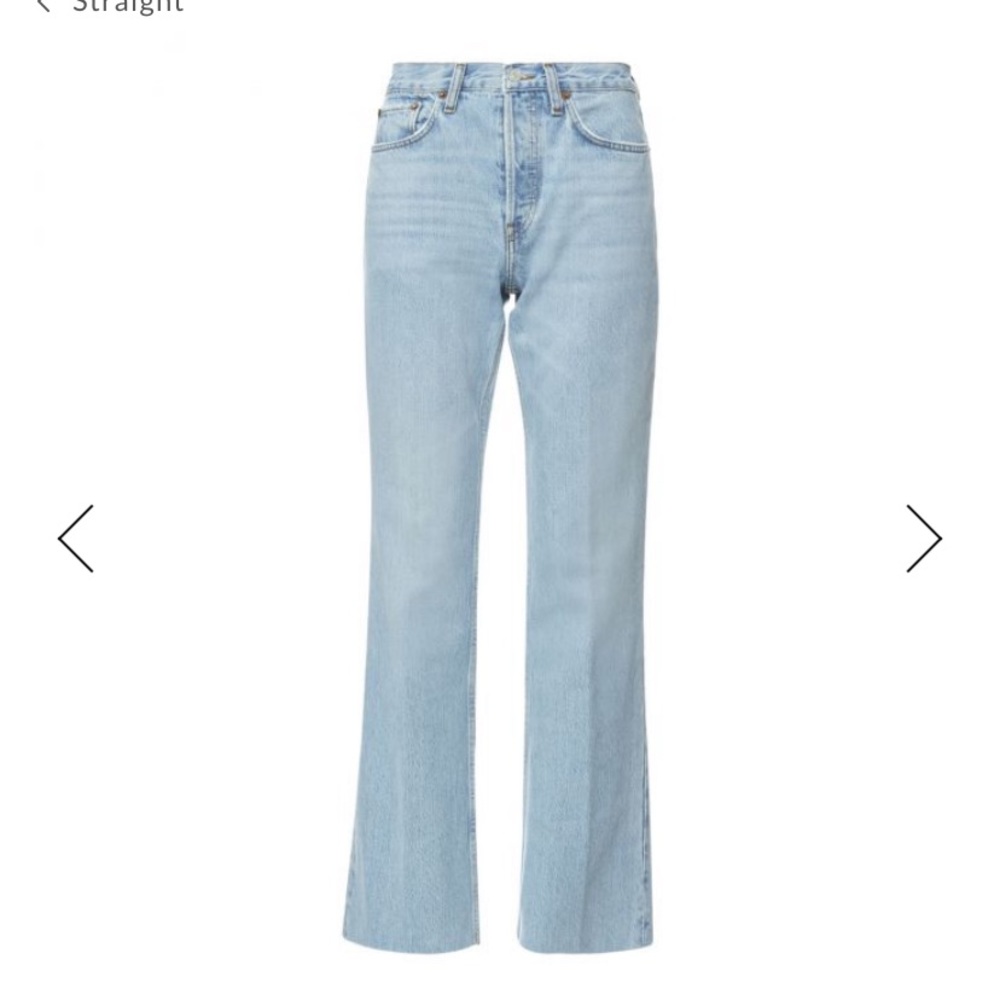 RE/DONE 
70's Bootcut Jeans Faded Vintage Indigo